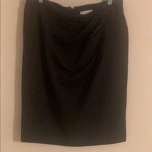 Black New York & co  pencil skirt with side gather